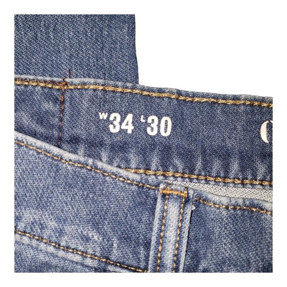 CT153a Men's Goodfellow Straight Leg Jeans 34 X 30 - Picture 2 of 4